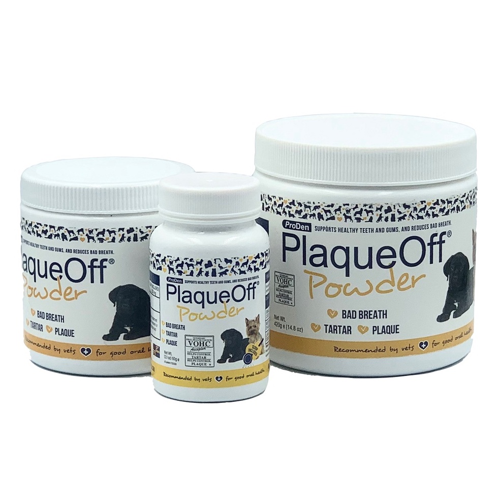 60/180/420g ProDen PlaqueOff Powder Plaque Remover for Dogs Cats ...