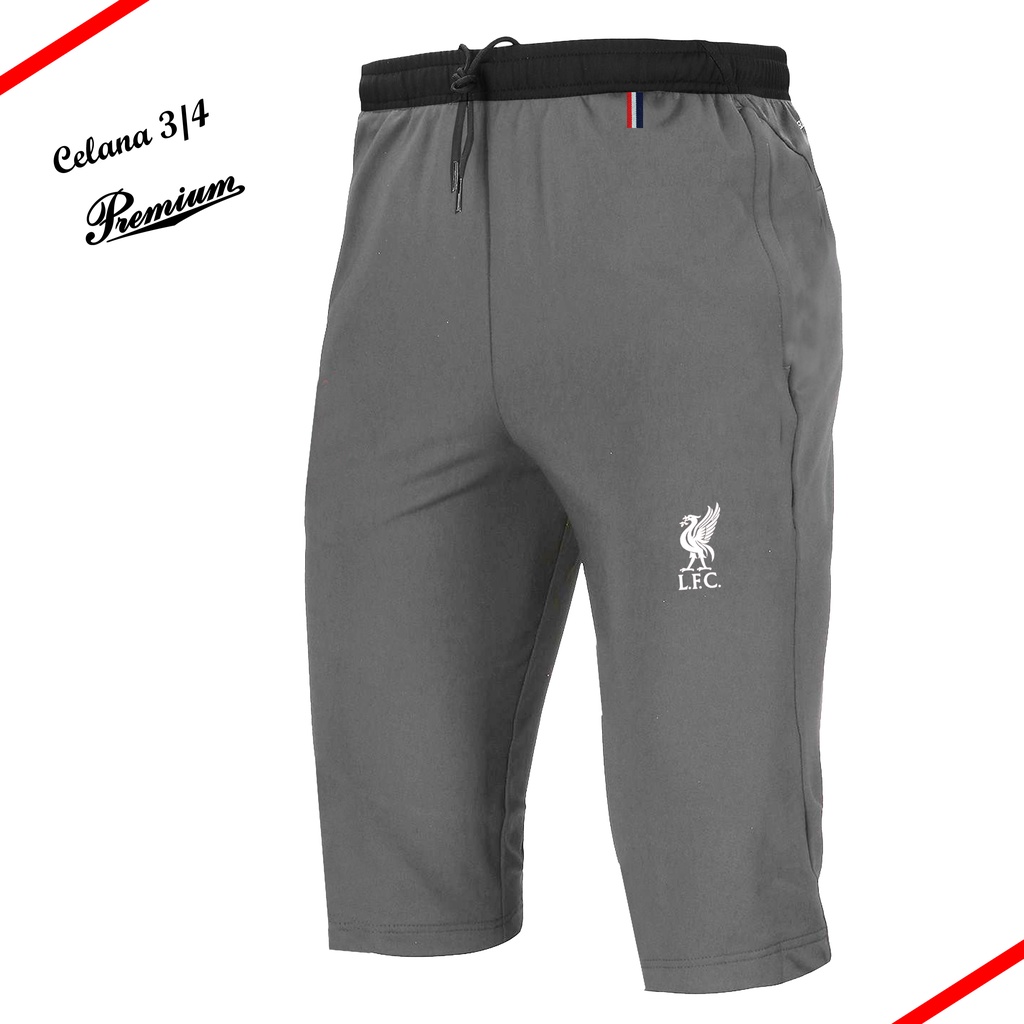 PRIA Jogger Pants 3/4 Sport Logo Liverpool Original/Men's Shorts/Men's ...
