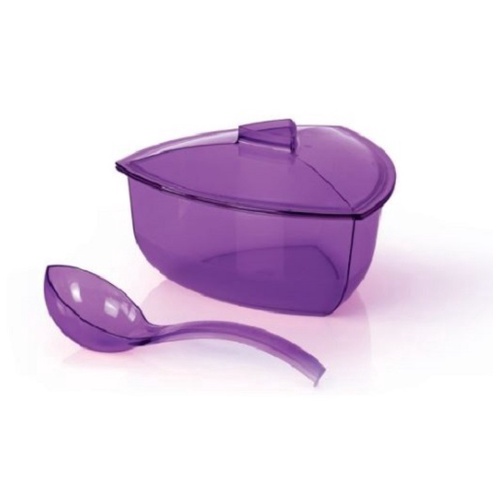 Tupperware Level Roza Bowl 2.2L Triangle Bowl with Ladle Spoon (Food ...