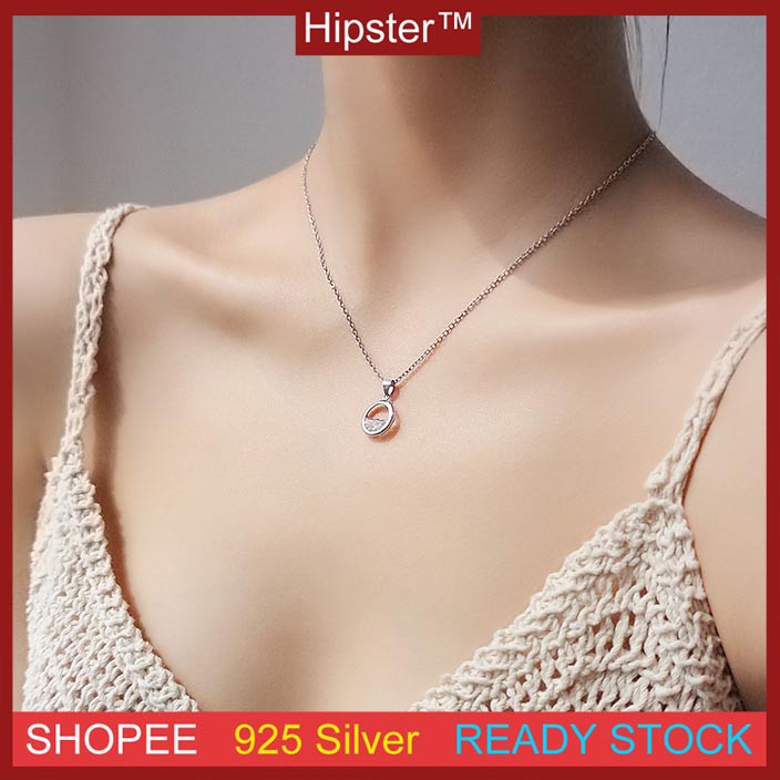 S925 Silver Necklace Silver For Women Necklace Jewelry Dedicated To The Most Beautiful Girl Shopee Singapore