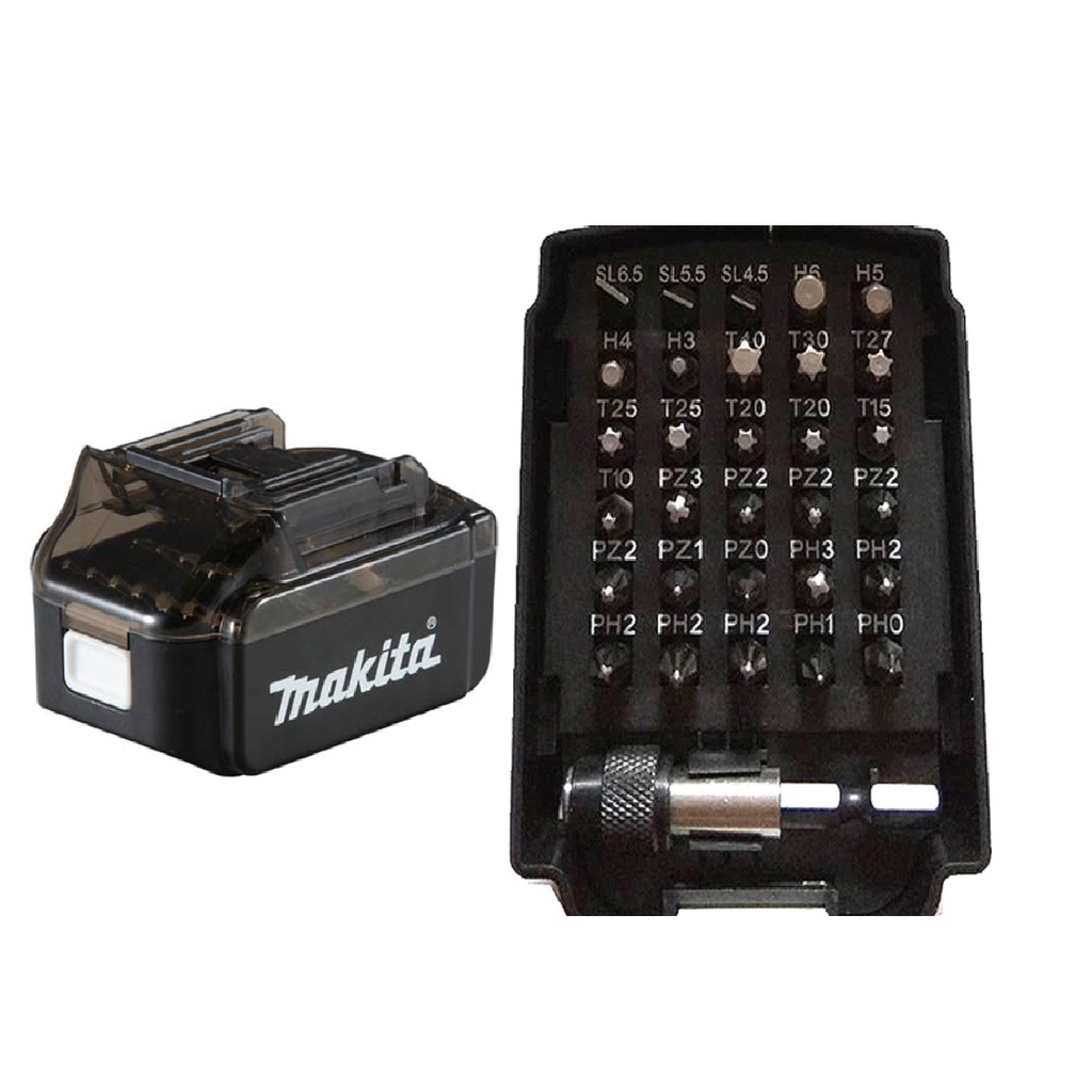 Makita B-69901 Screw Bits 31PC Set In Battery Gift Box | Shopee Singapore