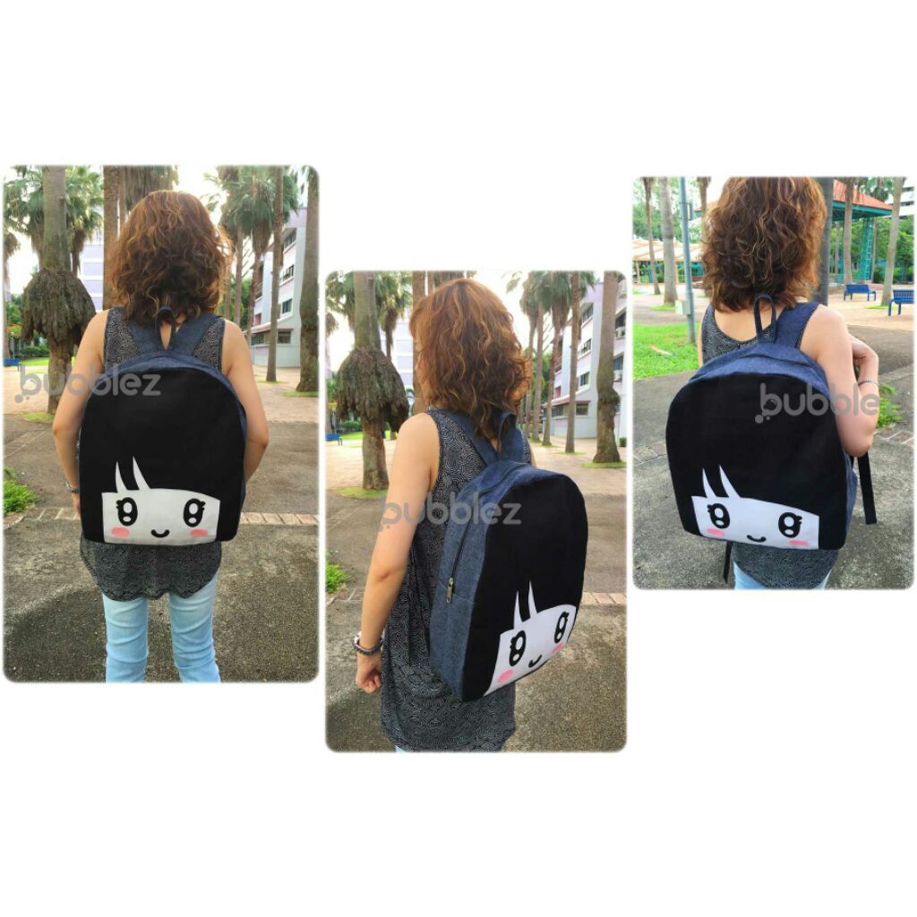 Character Handmade Backpack ( Design : Doll ) | Shopee Singapore