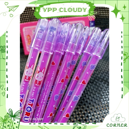 Korean TTORU purple ink pen combo of 5, 12 | Shopee Singapore