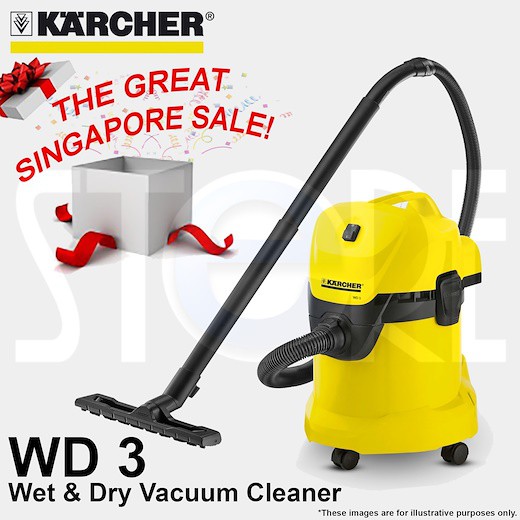 Karcher WD3 Wet Dry Vacuum Cleaner 12 months Warranty *Free Shipping