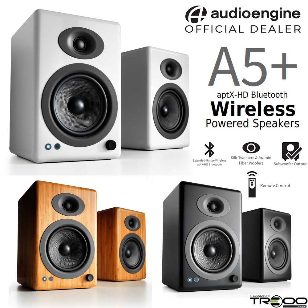 Audioengine a5+ wireless bookshelf 2024 speakers