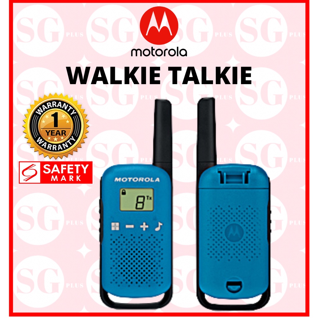 Motorola Talkabout T42 Walkie Talkies Shopee Singapore
