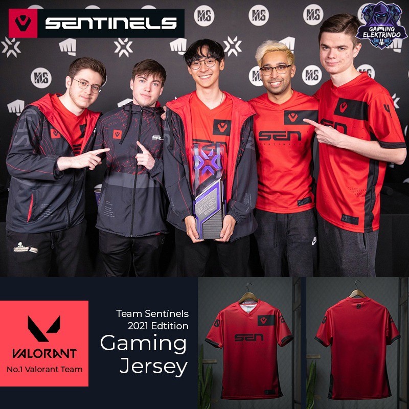 Jersey Gaming Team Sentinels - Valorant | Shopee Singapore