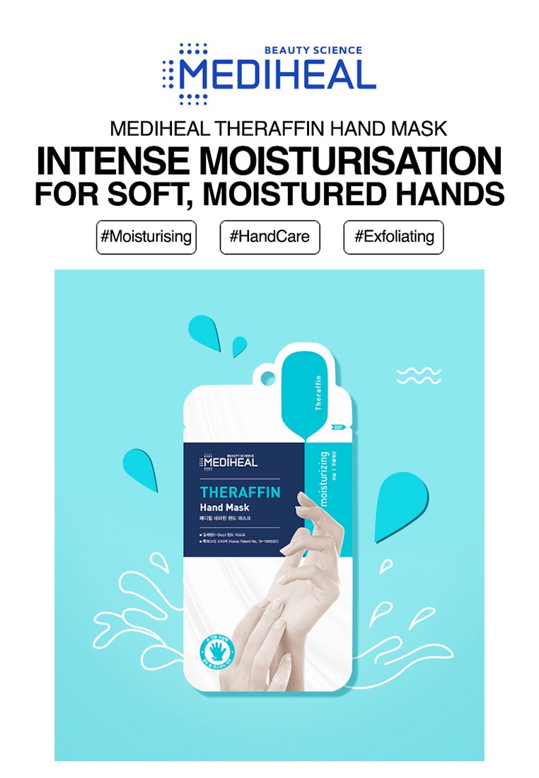 MEDIHEAL Theraffin Hand Mask Sheet(Older ver) | Derma Layer Hand Mask ...