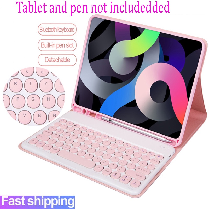 case with Keyboard For iPad 9.7 10.2 5th 6th 7th Gen 8th 9th 10th ...