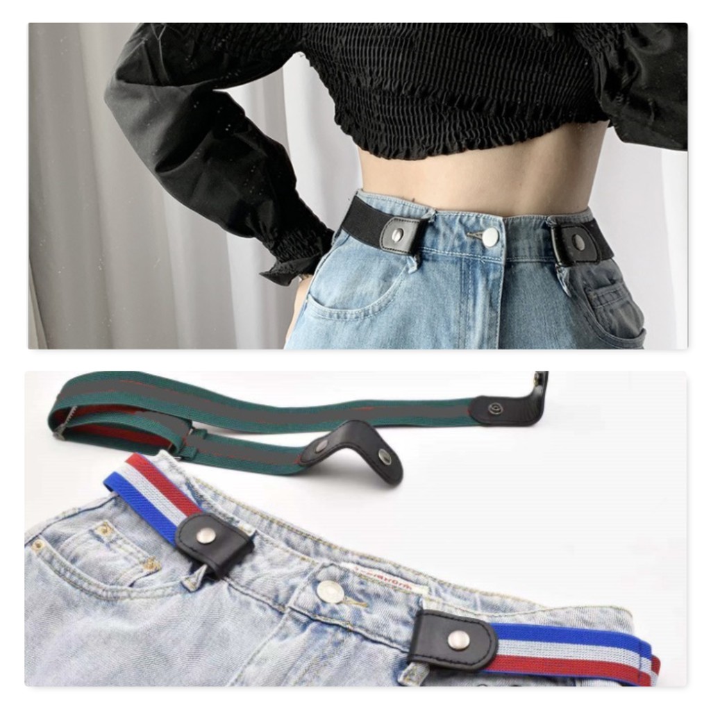 [SG SELLER] Buckle free elastic invisible belts for women, 80 to 100cm