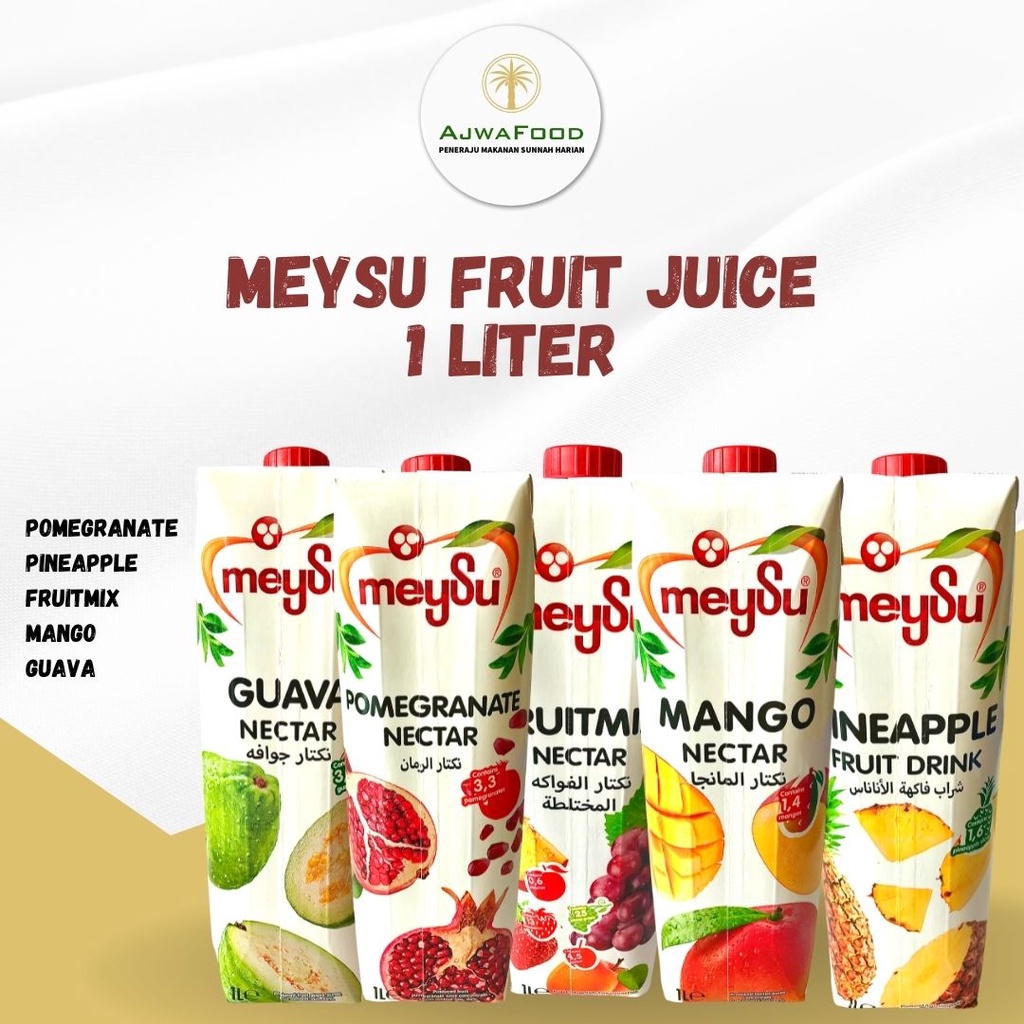 Meysu Fruit Juice 1L (Fruit Mix/Guava/Mango/Pomegranate) | Shopee Singapore