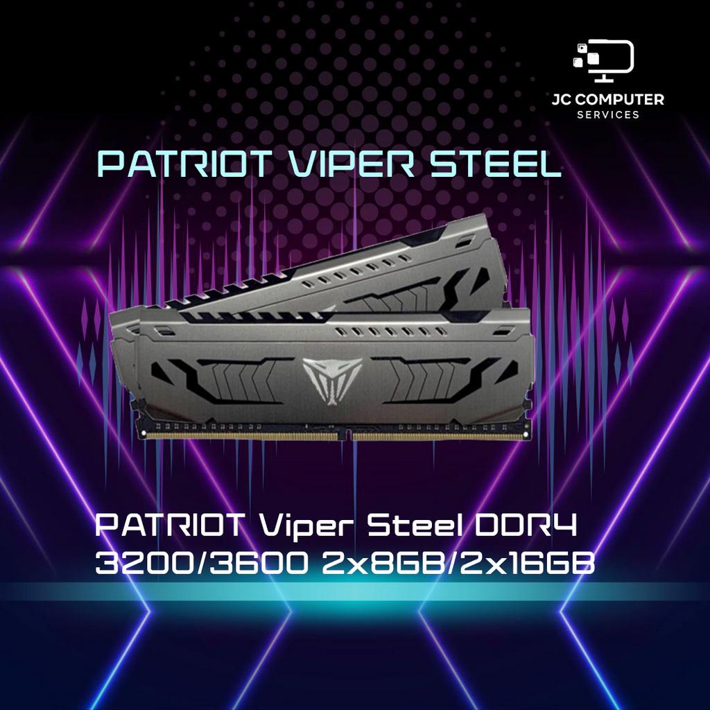 PATRIOT Viper Steel DDR4 3200 3600 2x8GB 2x16GB Desktop PC Computer RAM ...