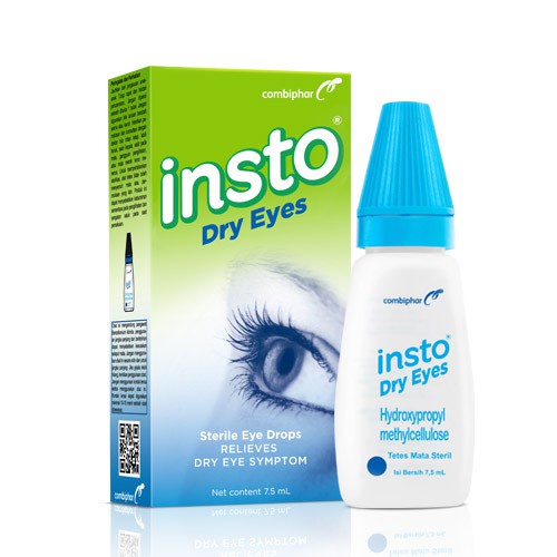 Insto Dry Eyes 7,5 mL / Mata Merah / Mata Iritasi / Mata Kering / Pelembab Mata - Gambar 2