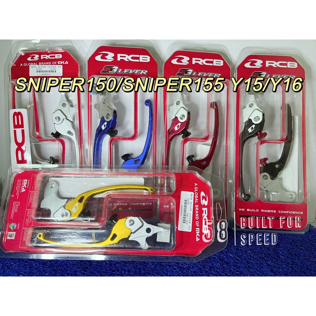 RCB Racing Boy Y15 SNIPER150 / Y16 SNIPER155 ALLOY BRAKE LEVER & CLUTCH ...