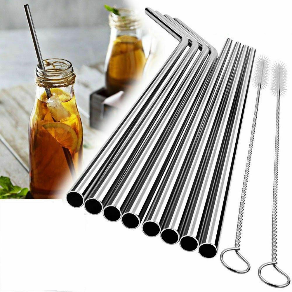 5/6Pcs Reusable Drinking Straws Clear Glass Drinking Staws with Cleaning  Brush Cute Butterfly Heat-Resistant