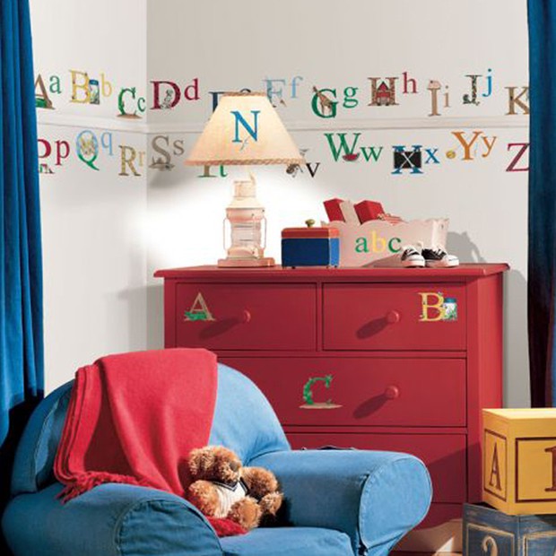 RoomMates USA Peel And Stick Wall Decor (Alphabet) | Shopee Singapore