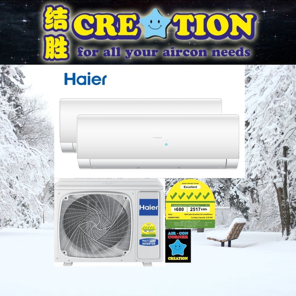 HAIER Sys 2 R325ticks Inverter wall mounted Air Con unit (Wholesale