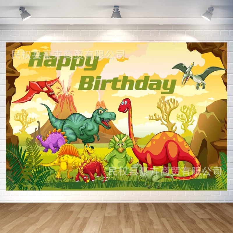 SG READY STOCK /dinosaur /background /backdrop /birthday backdrop ...