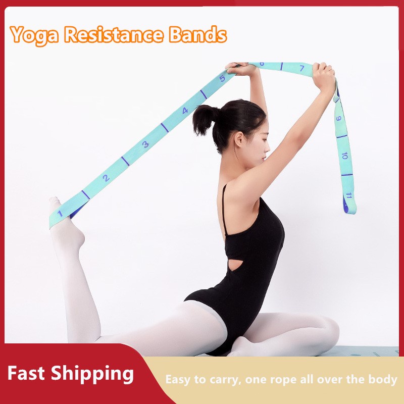 11 Loops Yoga Resistance Band Stretch Band Elastic Band Fitness