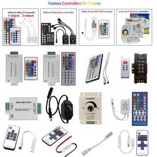 DC5-24V 30A PWM Knob Dimmer Controller With RF Remote Control For Single  Color LED Strip Light