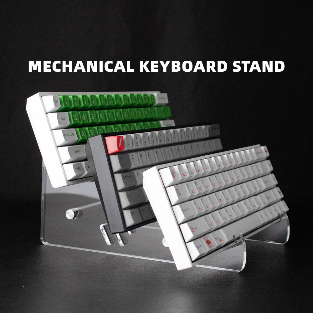 Mechanical Keyboard Stand Keyboard Display Stand Acrylic Rack 1-Layer 3 ...