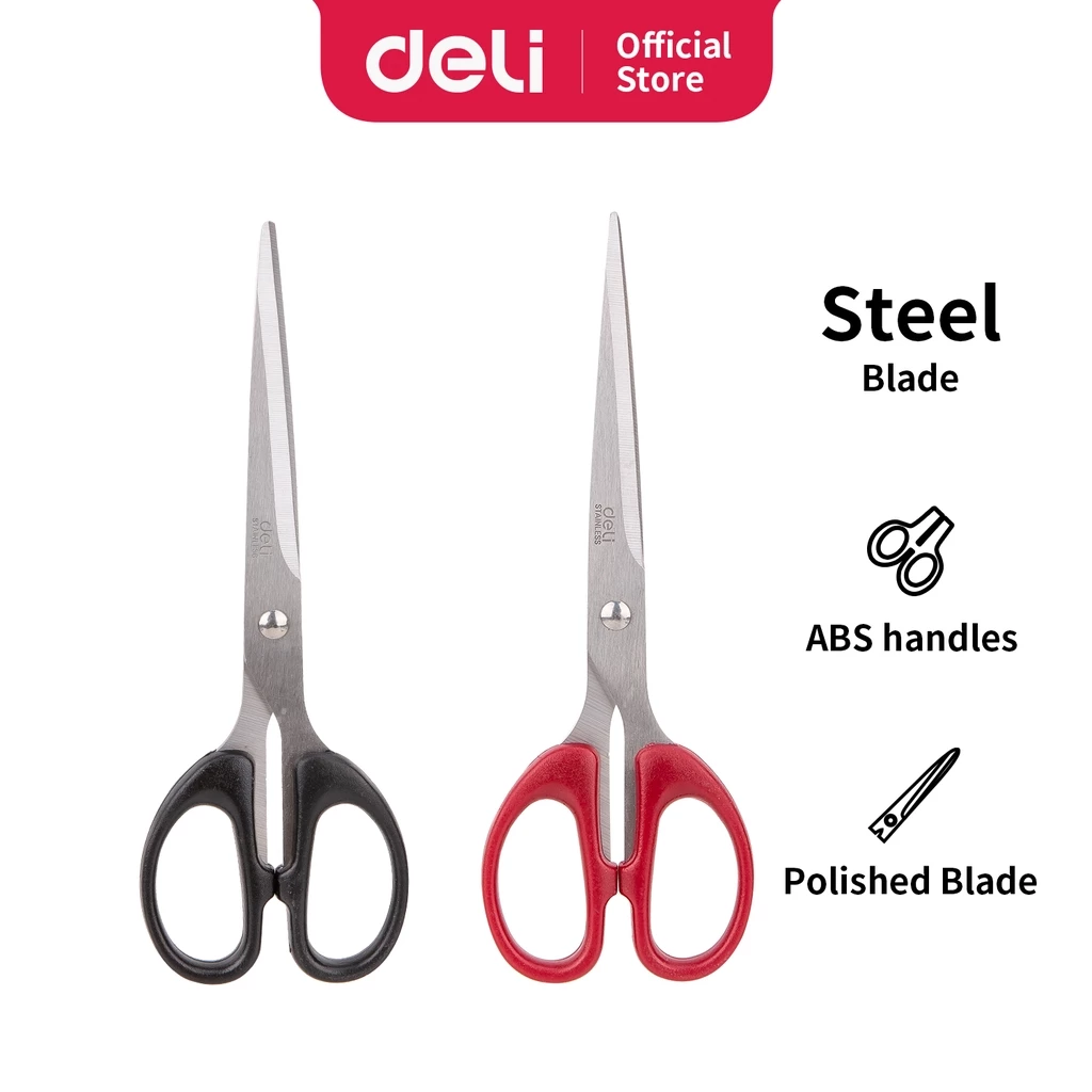 Deli Gunting yang dilapisi anti karat kualitas tahan lama 180mm E6009 - Gambar 2