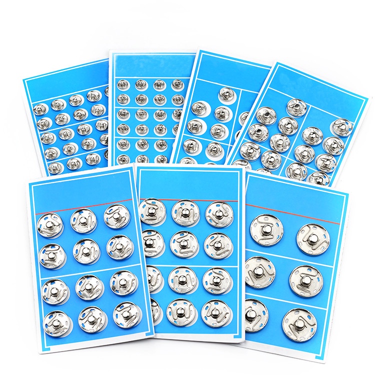 Black/Silver metal Invisible Snap button Concealed Button DIY Handmade ...
