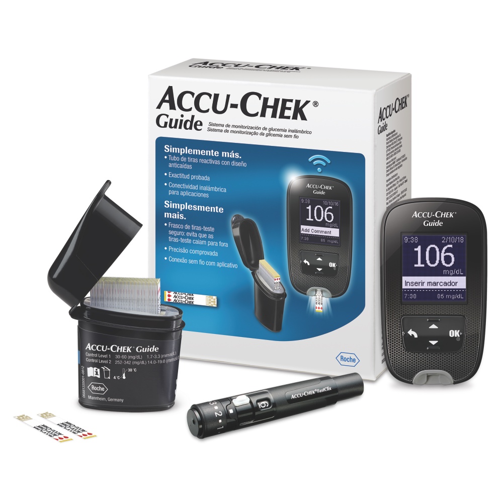 Accu Chek Guide Glucose Meter Set *Performa*Fastclix*Instant* | Shopee ...