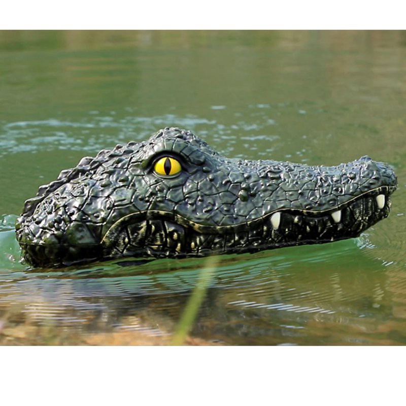 RC Boat Crocodile Boat 2.4G Remote Control Crocodile Head Pool Floating ...