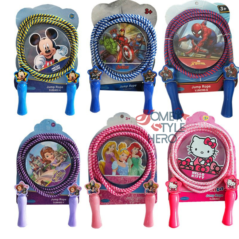 [SG Stock] Cartoon Kids Jump Rope Skipping Rope Adjustable Length ...