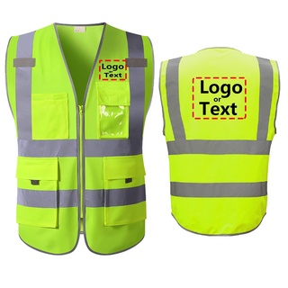 Custom printed safety on sale vests