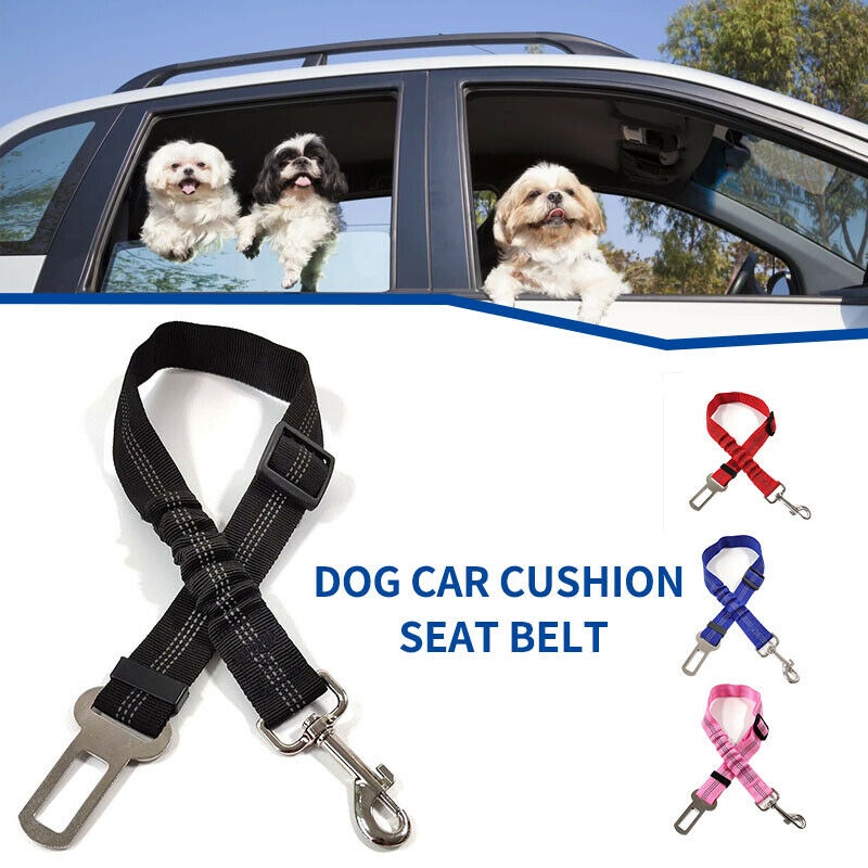 2 Pack Cat Dog Pet Safety Seat Belt Clip For Car Vehicle Adjustable - View #3