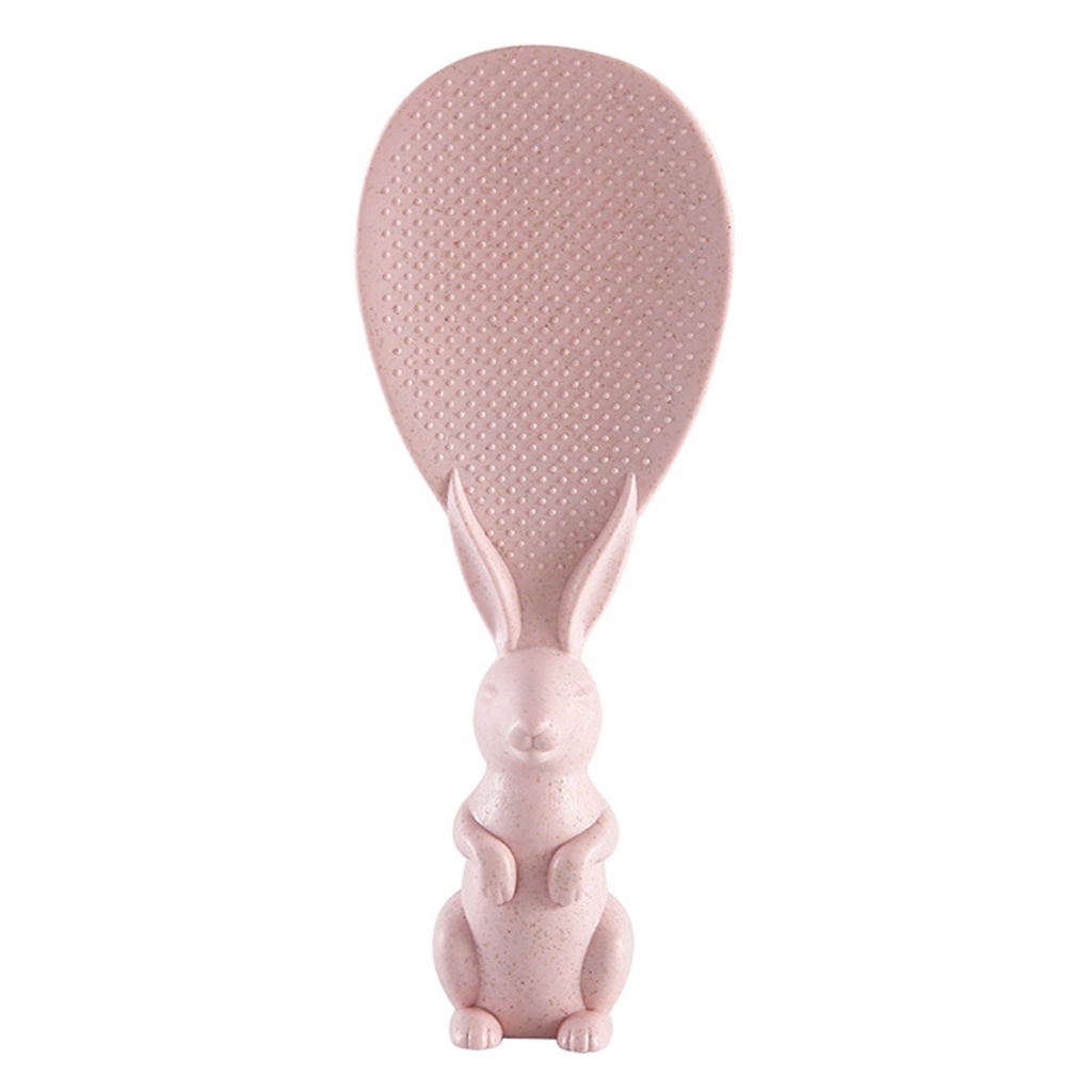 Non-Stick Rice Spoon Rabbit-shaped Stand-up Serving Rice Spatula Rice ...