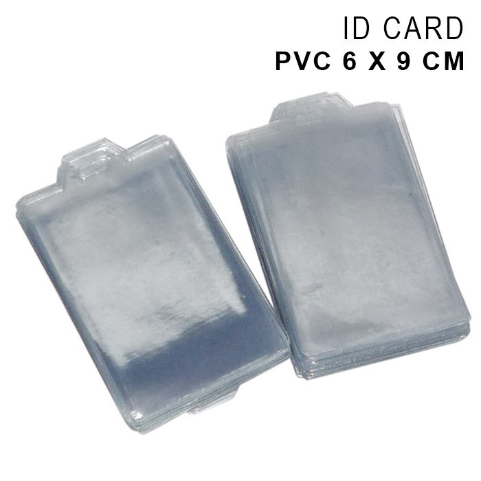 Plastic ID CARD Name tag Name tag/Plastic Bag 6x9 cm (Content 100pcs ...
