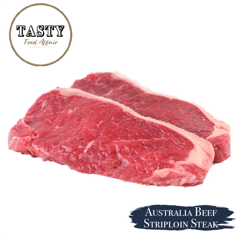 Tasty Food Affair Australia Chilled Striploin Beef Steak Grass Fed Shopee Singapore 