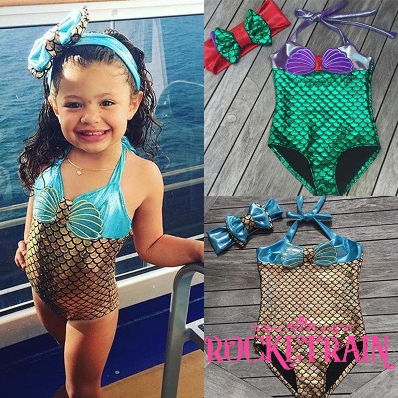 Girls 2025 mermaid swimwear