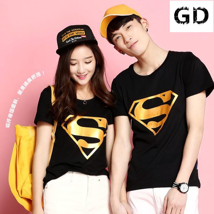 Superman t shirt couple sales