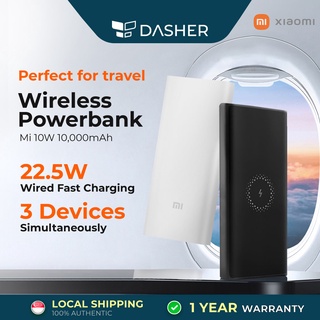 Power Bank Xiaomi 10W Wireless 10000mAh, 22.5W Wireless charging