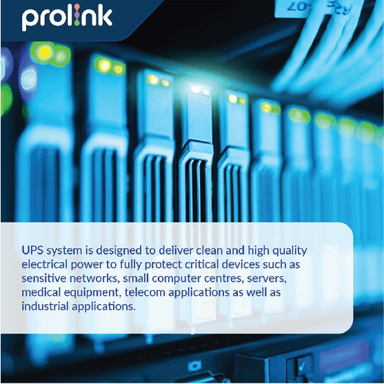 Prolink Online UPS 3000VA 2700Watt Uninterruptible Power Supply+Power Backup+Stabilizer - Gambar 2