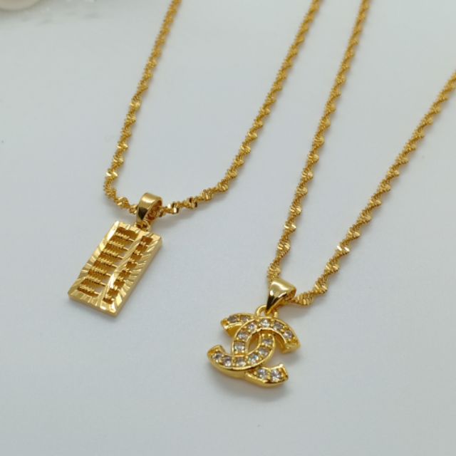 Gold chain 2025 pendant price