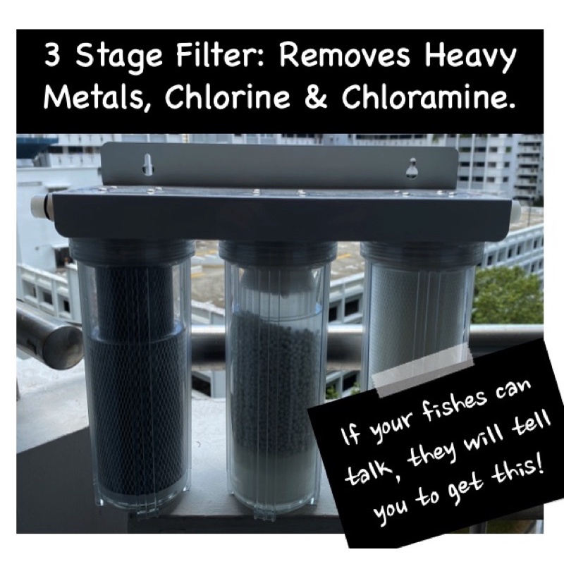 Water Filter/ Water Purifier, 3 Stage Filter, For Tap, Kitchen