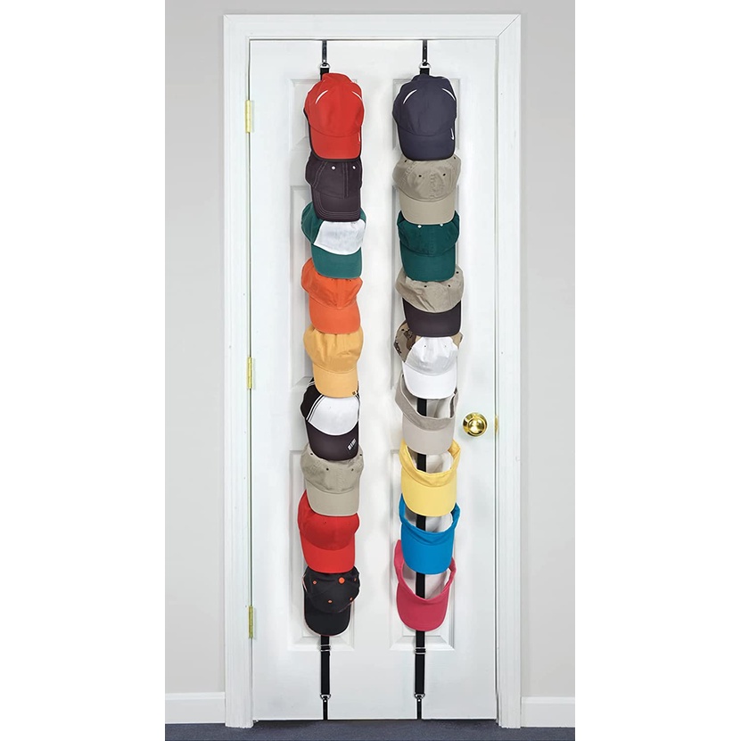 Perfect Curve CapRack Door Hat Rack & Organizer | Baseball Hat Rack ...