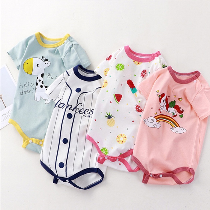 Size 59-80 Hot Sale Little Baby Clothes Summer Toddler Short Sleeve ...