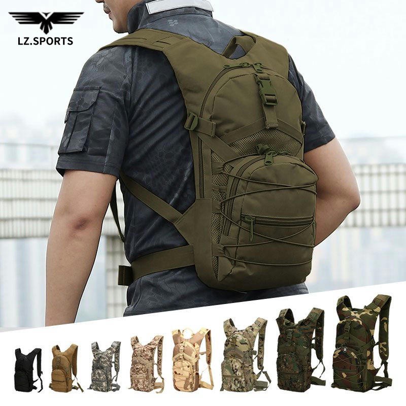 15L Ultralight Molle Tactical Backpack 800D Oxford Military Hiking ...