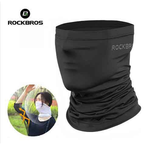 Rockbros Cycling Face Mask Magic Scarf Antisweat Sport Headband Ice Fabric UV400
