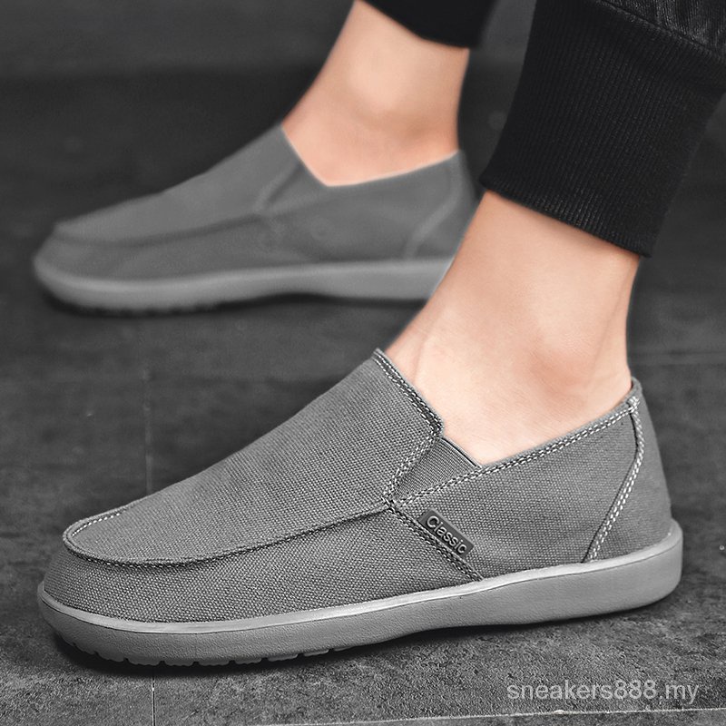 Fashion New Light Croc Shoes Men Canvas Casual Shoes Slip On Shoes Loafers Summer Outdoor39 46 6L5e Shopee Singapore