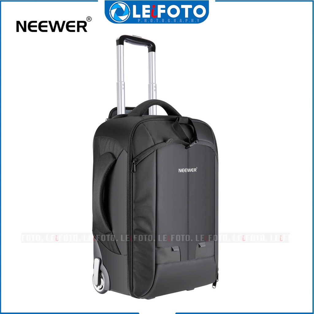 Neewer 2in1 Convertible Wheeled Camera Backpack Luggage Trolley Case