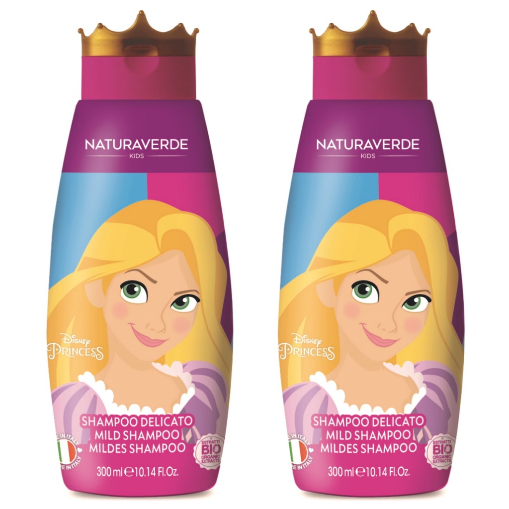 (Bundle of 2) Naturaverde Disney Princess Mild Shampoo 300ml - Beauty ...