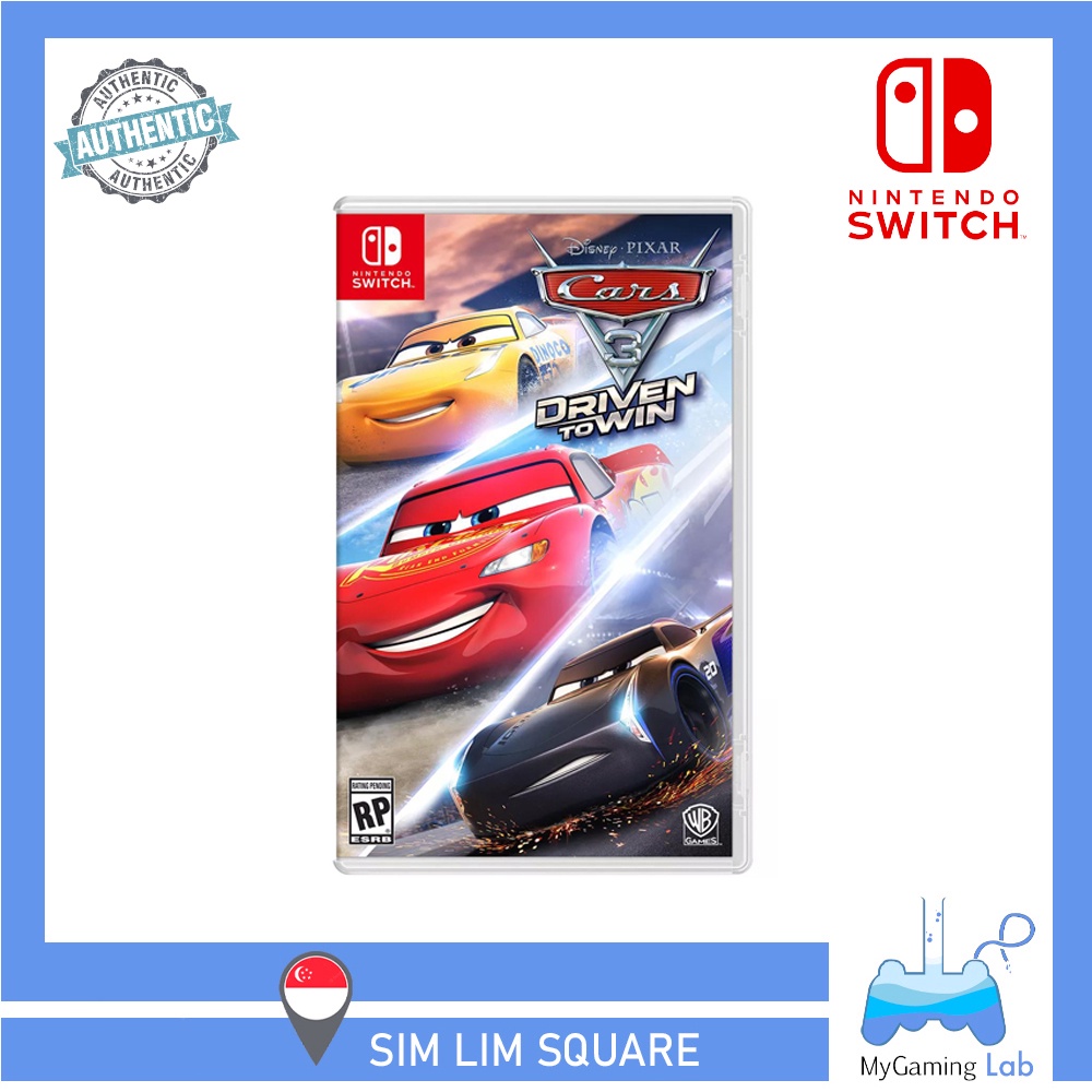 SG Nintendo Switch Game Cars 3 Driven to Win Shopee Singapore