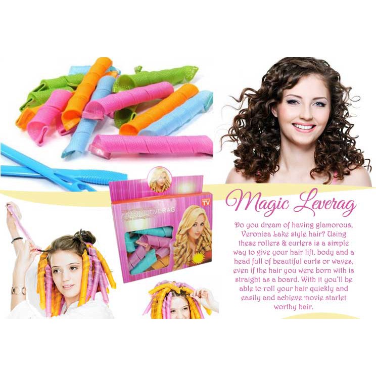 Magic Hair Leverag Instant Curl Perming Roller Curler (Without Box ...